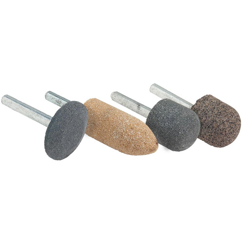 Mounted Point, A11, Ceramic, 7/8" Dia., 2" L, 36 Grit Action Paper