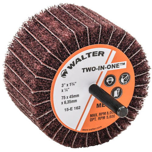 Two-In-One Flap Wheel Action Paper