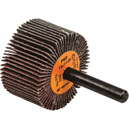 Disques &agrave; lamelles - Meules &agrave; lamelles Coolcut, Oxyde d'aluminium, Grain 60, 1-1/2" x 1" x 1/4" Action Paper