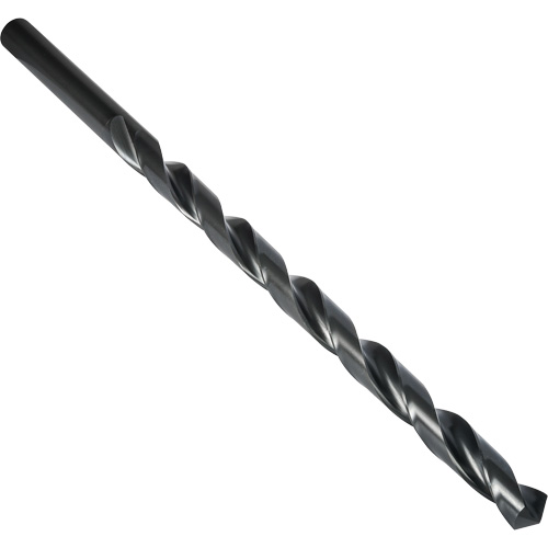 Extra Length Drill Bit, 3/16", High Speed Steel, 100 mm Flute, 118° Point Action Paper