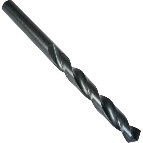 Taper Length Drill Bit, 3/4", High Speed Steel, 5-7/8" Flute, 118° Point Action Paper