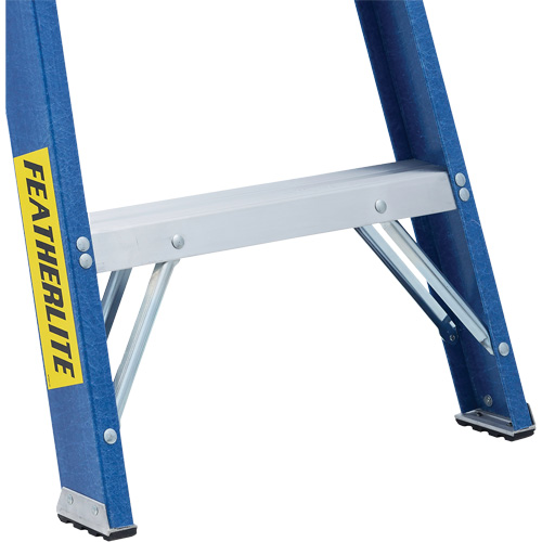 Industrial Duty Stepladders (6300 Series), 4', Fibreglass, 250 lbs. Capacity, Type 1 Action Paper