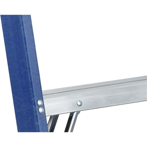 Industrial Duty Stepladders (6300 Series), 4', Fibreglass, 250 lbs. Capacity, Type 1 Action Paper