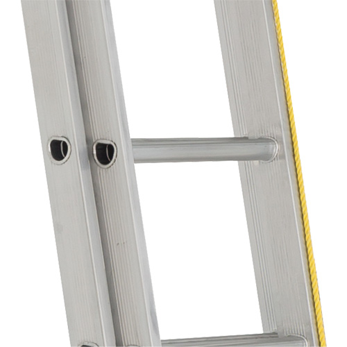 Industrial Heavy-Duty Extension Ladders, 300 lbs. Cap., 13' H, Grade 1A Action Paper