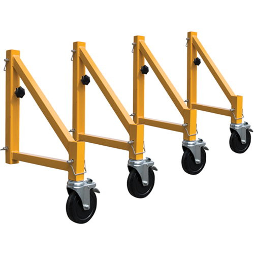 Mobile Work Scaffolding - Maxi Square Steel Scaffolding Accessories, Outrigger, 19-1/4" W x 24" H Action Paper