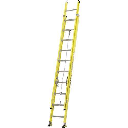 Industrial Extra Heavy-Duty Extension Ladders (9200 Series), 375 lbs. Cap., 32' H, Grade 1AA Action Paper