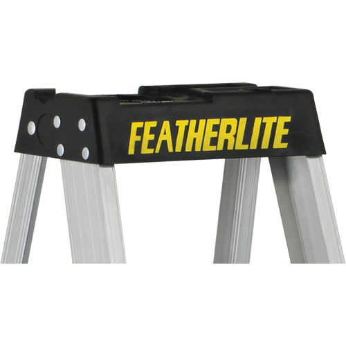 Industrial Extra Heavy-Duty Step Stool/Ladders, 2', Aluminum, 300 lbs. Capacity, Type 1A Action Paper