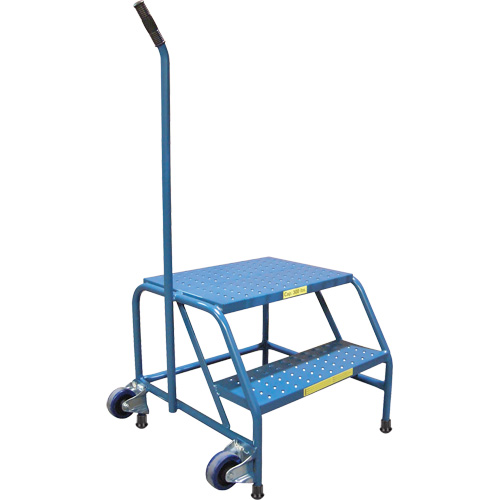 Tilt-N-Roll Step Stands, 2 Step(s), 24" L x 29" W x 19" H, 300 lbs. Capacity Action Paper