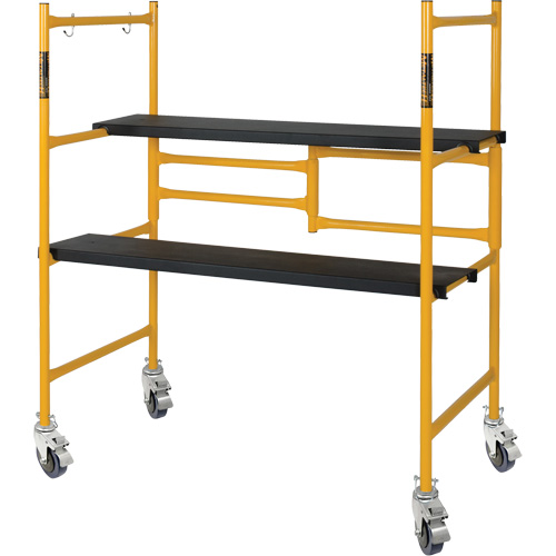 Jobsite Series 4' Basic Mini Scaffold Kit, Steel Frame, 41" D x 45-3/4" H Action Paper