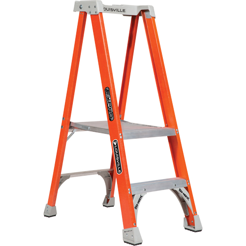 Industrial Heavy-Duty Pro Platform Stepladders (FXP1700 Series), 2', 300 lbs. Cap. Action Paper