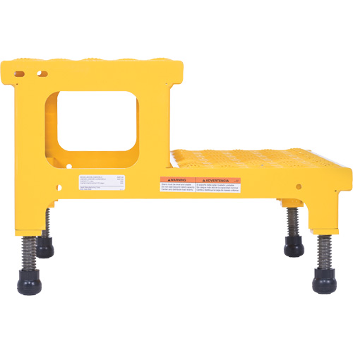 Adjustable Step-Mate Stand, 2 Step(s), 23-13/16" W x 22-7/8" L x 15-1/4" H, 500 lbs. Capacity Action Paper