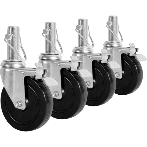 Set of Casters for Scaffolding Action Paper
