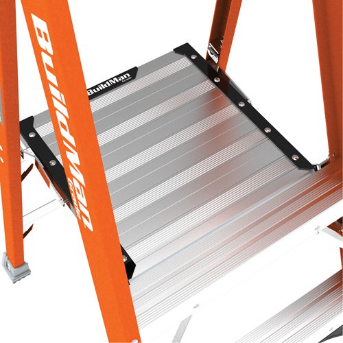 Safespace Platform Step Ladder, 3', 300 lbs. Cap. Action Paper