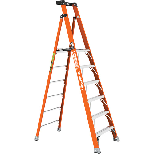 Safespace Platform Step Ladder, 6', 300 lbs. Cap. Action Paper