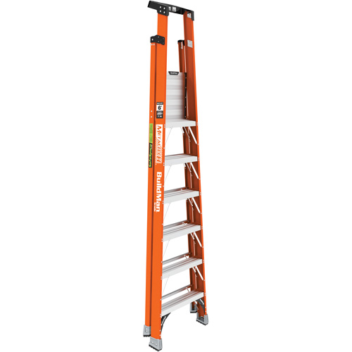 Safespace Platform Step Ladder, 6', 300 lbs. Cap. Action Paper