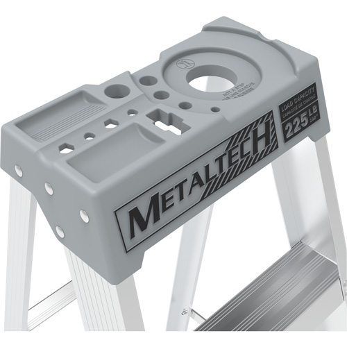 Escabeau, 6', Aluminium, Capacit&eacute; 225 lb, Type 2 Action Paper