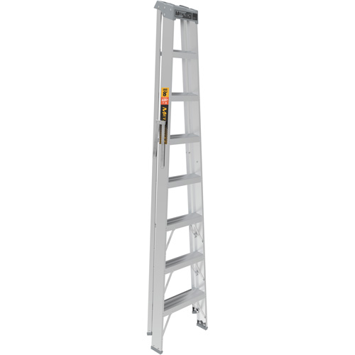 Step Ladder, 8', Aluminum, 225 lbs. Capacity, Type 2 Action Paper