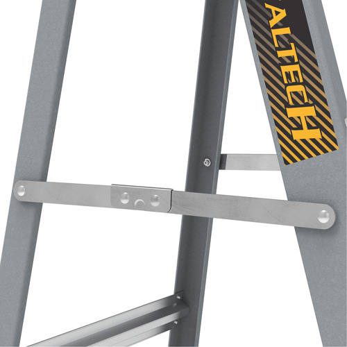Step Ladder with Paint Tray, 6', Fibreglass, 225 lbs. Capacity, Type 2 Action Paper