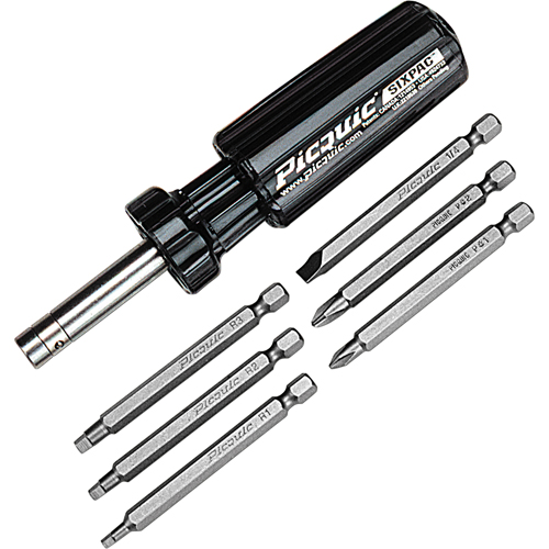 Sixpac Plus Multi-Bit Screwdrivers Action Paper