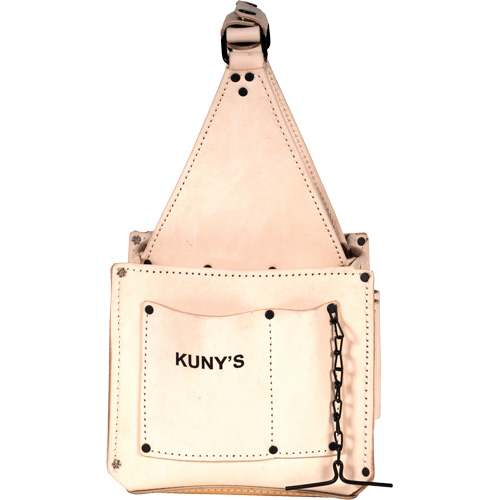 Electrical & Maintenance Tool Pouches, Leather, 17 Pockets, Beige Action Paper