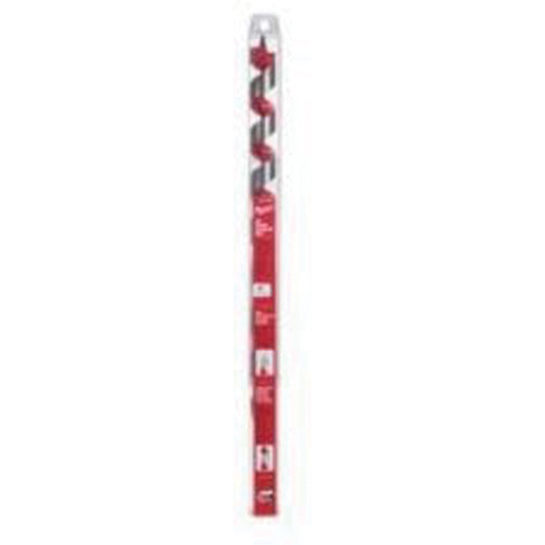 Ship Auger Drill Bit, 9/16" Diameter, 15" Flute, 7/16" Hex Shank Action Paper