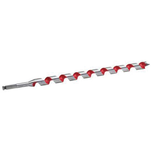 Ship Auger Drill Bit, 5/8" Diameter, 15" Flute, 7/16" Hex Shank Action Paper