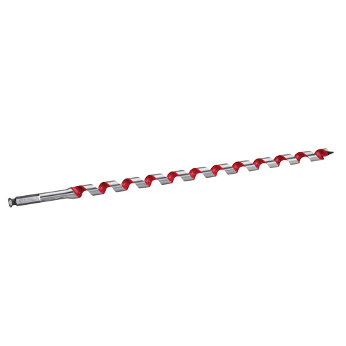 Longue m&egrave;che h&eacute;licoidale pour perceuse, Diam&egrave;tre de 3/4", Cannelure 15", Tige 7/16" hexagonal Action Paper