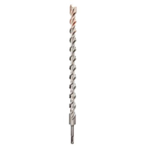 Foret &agrave; 2 cannelures pour perceuse &agrave; percussion M/2, 1", Tige SDS-Plus, Carbure Action Paper