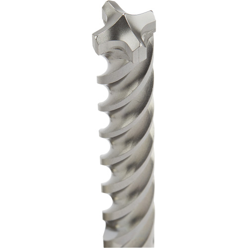 MX4 4-Cutter SDS-Plus Rotary Hammer Drill Bit, 5/8", SDS-Plus Shank, Carbide Action Paper