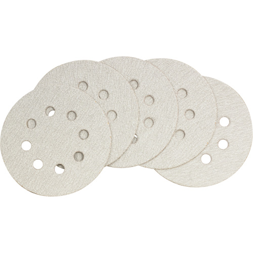 Random Orbit Sander Abrasive Sandpaper - 50-Pack, 5" Dia., 60 Grit Action Paper