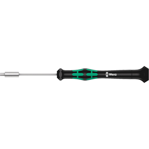 Micro-tournevis pour embouts, 3/32" prise, 6-3/16" lo, Non magn&eacute;tique Action Paper