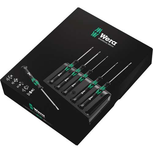 Micro Series Screwdriver Set with Rack, 6 Pcs. Action Paper