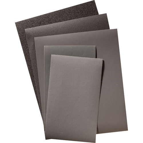 Sanding Paper Sheet, 9" x 11", 600 Grit, Aluminum Oxide Action Paper