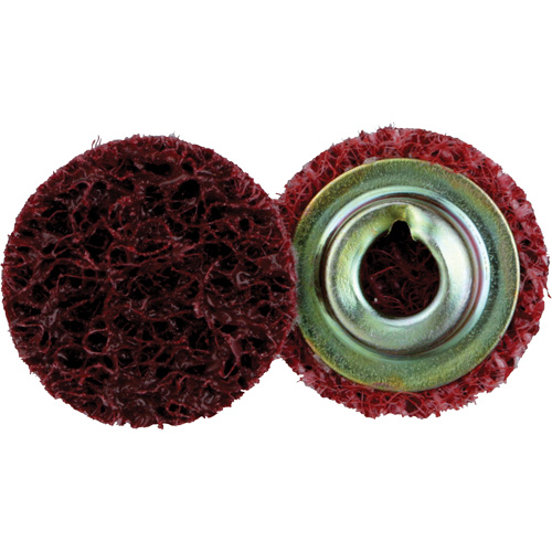 Disque de conditionnement de surface &agrave; remplacement rapide Standard Abrasives, 3/4" dia., Grain Moyen, Oxyde d'aluminium Action Paper