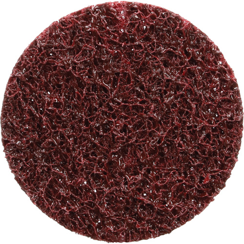 Disque de conditionnement de surface &agrave; remplacement rapide Standard Abrasives, 2" dia., Grain Moyen, Oxyde d'aluminium Action Paper