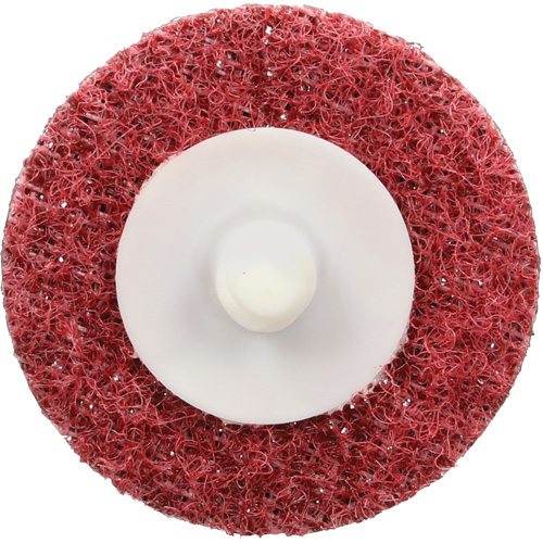 Disque de conditionnement de surface &agrave; remplacement rapide Standard Abrasives, 2" dia., Grain Moyen, Oxyde d'aluminium Action Paper