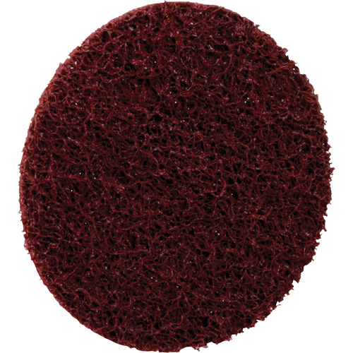 Disque de conditionnement de surface &agrave; remplacement rapide Standard Abrasives, 3" dia., Grain Moyen, Oxyde d'aluminium Action Paper