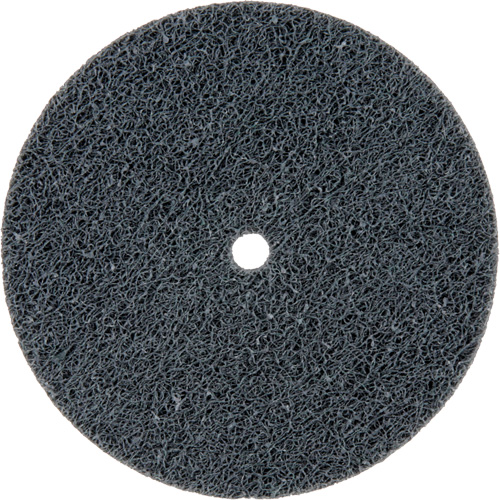 Meule homog&egrave;ne &agrave; faible densit&eacute; de s&eacute;rie 500 Standard Abrasives, 3" x 1/4", Arbre de 1/4", Grain de Fin, Carbure de silicium Action Paper