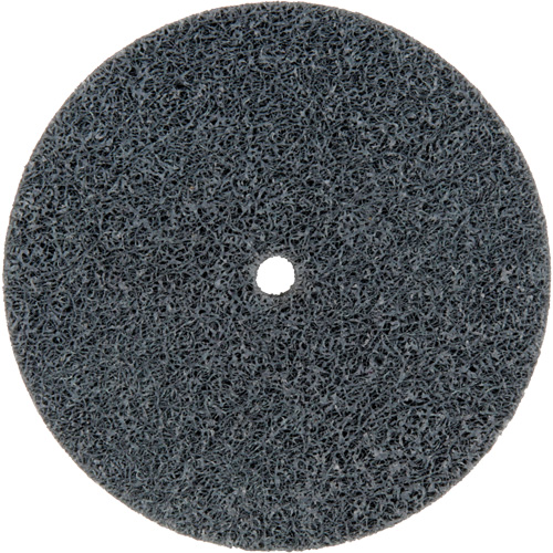 Standard Abrasives 500 Series Soft Density Unitized Wheels, 3" x 1/2", 1/4" Arbor, Fine Grit, Silicon Carbide Action Paper