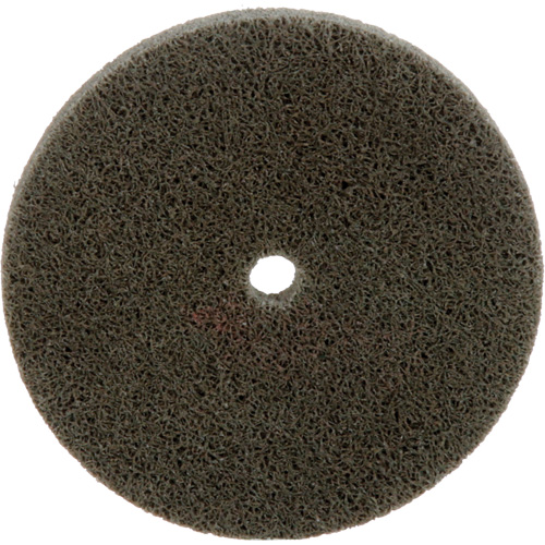 Standard Abrasives Unitized Wheel, 3" x 1/4", 1/4" Arbor, Fine Grit, Aluminum Oxide Action Paper