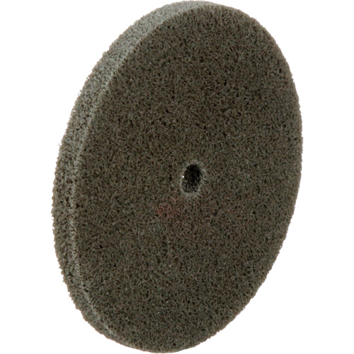 Standard Abrasives Unitized Wheel, 3" x 1/4", 1/4" Arbor, Fine Grit, Aluminum Oxide Action Paper