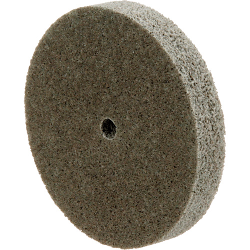 Standard Abrasives Unitized Wheel, 3" x 1/2", 1/4" Arbor, Medium Grit, Aluminum Oxide Action Paper