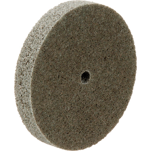 Standard Abrasives Unitized Wheel, 3" x 1/2", 1/4" Arbor, Medium Grit, Aluminum Oxide Action Paper