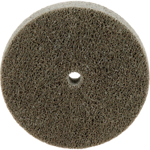 Standard Abrasives Unitized Wheel, 3" x 1/2", 1/4" Arbor, Medium Grit, Aluminum Oxide Action Paper