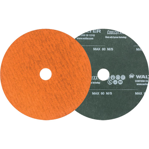 Disques en fibre - Coolcut XX, C&eacute;ramique, 36, 5" Dia x 7/8" Arbre Action Paper