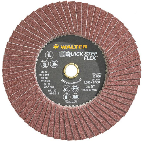 QUICK-STEP FLEX, 5" x Type 29, Grain 80, Oxyde d'aluminium Action Paper