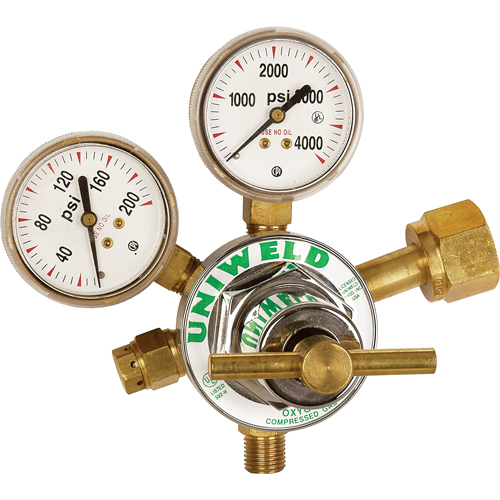 D&eacute;tendeur &agrave; simple d&eacute;tente de gamme moyenne, Oxyg&egrave;ne, Entr&eacute;e CGA540 Action Paper