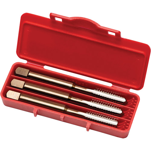 Jeu de tarauds &agrave; main pour usage g&eacute;n&eacute;ral, Acier rapide, Filet 1/2"-13 Action Paper