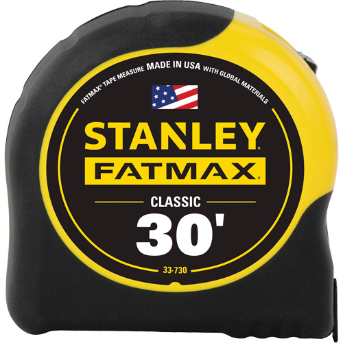 FatMax&reg; Classic Tape Measure, 1-1/4" x 30', Imperial Graduations Action Paper