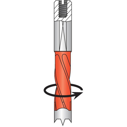 Dowel Drill, Carbide Action Paper